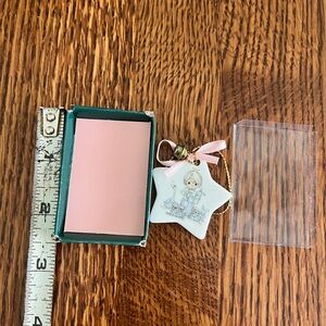 Precious Moments Star-Shaped Ornament with Pink Ribbon